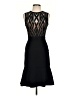 BCBGMAXAZRIA 100% Polyester Argyle Black Cocktail Dress Size 2 - photo 1