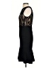 BCBGMAXAZRIA 100% Polyester Argyle Black Cocktail Dress Size 2 - photo 5
