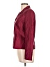 Ann Taylor 100% Silk Solid Burgundy Jacket Size 10 - photo 5