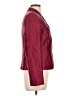 Ann Taylor 100% Silk Solid Burgundy Jacket Size 10 - photo 4