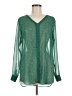 CAbi Green Long Sleeve Blouse Size M - photo 1