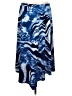 Chico's Print Blue Casual Skirt Size Lg (2) - photo 1