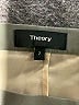 Theory 100% Polyester Solid Gray Green Casual Skirt Size 2 - photo 3