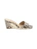 Sam Edelman 100% Leather Animal Print Ivory Wedges Size 6 1/2 - photo 1