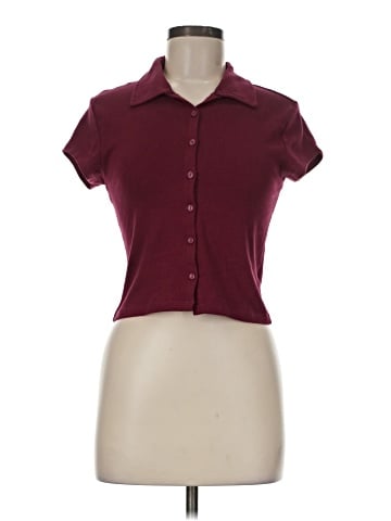 No Boundaries Short Sleeve Blouse (view 1)