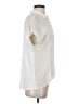Trouve Ivory Short Sleeve Blouse Size S - photo 4