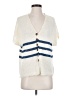 Hem & Thread 100% Polyester Ivory Cardigan Size S - photo 1