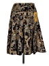 Worthington 100% Polyester Paisley Brown Casual Skirt Size 6 - photo 2