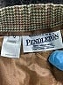 Pendleton 100% Virgin Wool Plaid Brown Wool Pants Size 12 - photo 7