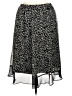 Unbranded 100% Polyester Animal Print Black Casual Skirt Size 16W - photo 1