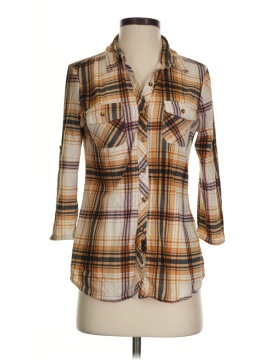 Eden & Olivia 3/4 Sleeve Button Down Shirt
