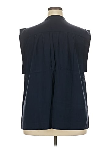 Banana Republic Factory Store Sleeveless Button-Down Shirt (view 2)
