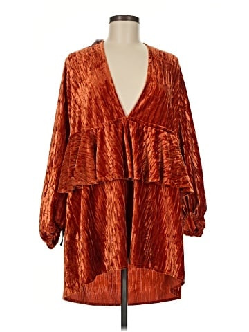 Topshop Long Sleeve Blouse (view 1)