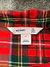 Old Navy 100% Cotton Plaid Red Long Sleeve Button-Down Shirt Size L - photo 7