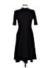Donna Morgan Solid Black Casual Dress Size 8 - photo 1