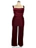 BCBG Paris Burgundy Jumpsuit Size XXL - photo 1