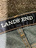 Lands' End Chevron-herringbone Blue Jeans Size 8 - photo 7