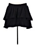 Go Couture Solid Black Casual Skirt Size XL - photo 1