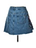 Zara Basic Blue Denim Skirt Size L - photo 2
