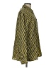 Milano 100% Polyester Print Yellow Long Sleeve Blouse Size L - photo 4