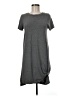 Mossimo Solid Gray Casual Dress Size 8 - photo 1