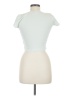TNA 100% Cotton Ivory Short Sleeve Turtleneck Size M - photo 2
