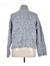 Rachel Zoe Tweed Blue Turtleneck Sweater Size XL - photo 2