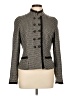 Carlisle 100% Acetate Houndstooth Gray Jacket Size 10 - photo 1