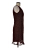 Lapis 100% Rayon Hearts Brown Casual Dress Size M - photo 4