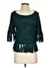 Free People 100% Cotton Teal Pullover Sweater Size S - photo 1