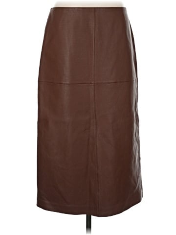 Lafayette 148 New York Faux Leather Skirt (view 1)