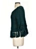 Free People 100% Cotton Teal Pullover Sweater Size S - photo 5