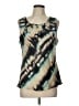DressBarn 100% Polyester Teal Sleeveless Blouse Size L - photo 1