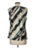 DressBarn 100% Polyester Teal Sleeveless Blouse Size L - photo 2