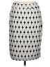 Renee C. Chevron-herringbone Gray Casual Skirt Size L - photo 2