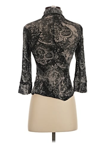 Bebe 3/4 Sleeve Button-Down Shirt (view 2)