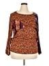 Componix 100% Rayon Brown Long Sleeve Blouse Size 20 - photo 1