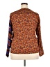 Componix 100% Rayon Brown Long Sleeve Blouse Size 20 - photo 2