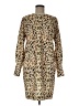Alexia Admor Animal Print Brown Casual Dress Size M - photo 1