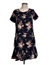 Blue Rain Floral Blue Casual Dress Size S - photo 1