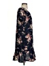 Blue Rain Floral Blue Casual Dress Size S - photo 4