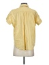 Everlane 100% Cotton Solid Yellow Short Sleeve Button-Down Shirt Size XS - photo 2