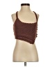 Full Tilt 100% Acrylic Brown Sleeveless Top Size XS - photo 1