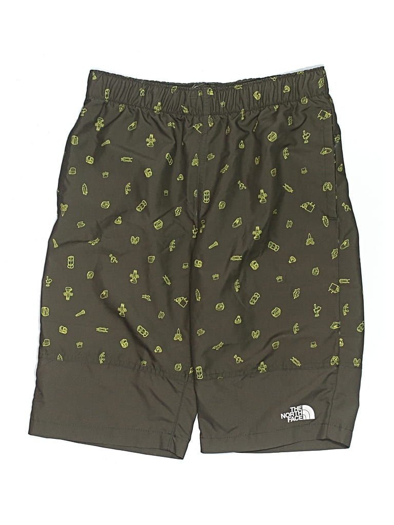 Pre-owned The North Face Kids' Athletic Shorts In Green