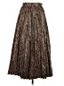 Zara 100% Polyester Paisley Brown Casual Skirt Size S - photo 2