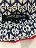 Mario Serrani Print Blue Blazer Size 6 - photo 6