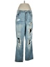 Aero 100% Cotton Graphic Blue Jeans Size 4 - photo 1
