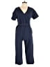 Roolee Solid Blue Jumpsuit Size M - photo 1
