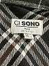 Ci Sono Plaid Black 3/4 Sleeve Button-Down Shirt Size L - photo 7