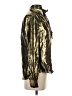 Express 100% Polyester Metallic Gold Long Sleeve Blouse Size XS - photo 4